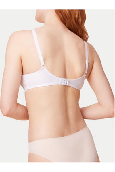 Triumph Women's Underwired Bra 10215960 MODERN LACE+COTTON WP EX White