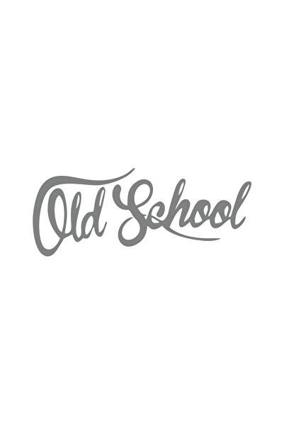 Reysa Tasarım Old School Car Sticker 17X17 cm Gray