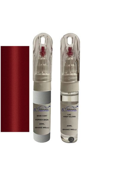YLKRS AUTOMOTIVE Touch up paint retouch kit Peugeot Partner P9274 (Rouge d'Enfer)
