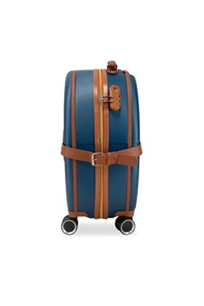 Semi Line Valiză medie unisex T5672-3 albastră