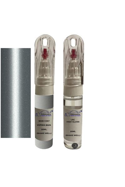 YLKRS AUTOMOTIVE Kit retus vopsea touch up Fiat Tempra 663 (Grigio Silver)