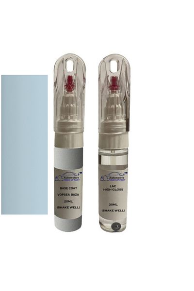 YLKRS AUTOMOTIVE Kit retus vopsea touch up Fiat 500C 294:07 (Azzurro Leggero)