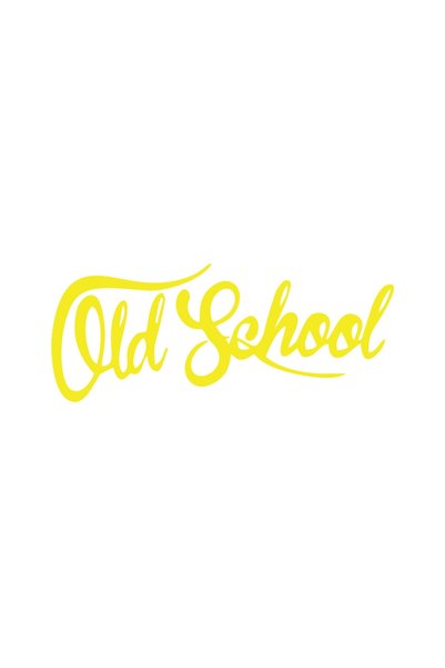 Reysa Tasarım Old School Car Sticker 17X17 cm Yellow