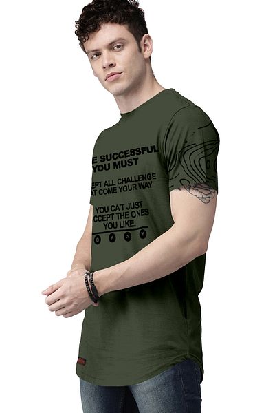COLOR HUNT 100% Cotton Mens Crew Neck T- Shirt with Treding Prints