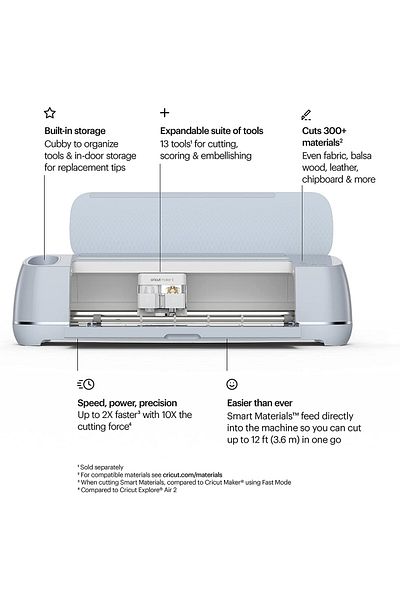 Cricut Maker 3 Smart Cutting Machine - Blue