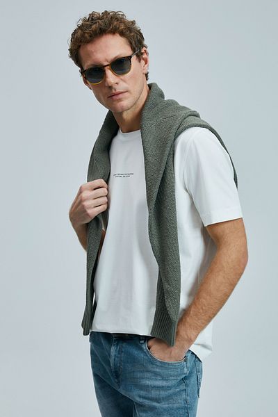 Lufian Lufian Pablo Modern Graphic T- Shirt 20242