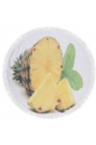 Lenjerii Deosebite Prosop de plajă rotund 100% bumbac cu franjuri, Fouta cu ananas