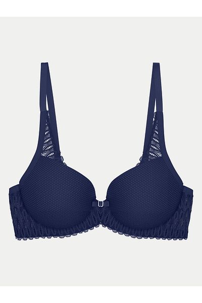 Triumph Sutien cu armătură pentru femei 10216459 AURA SPOTLIGHT T WHP Albastru
