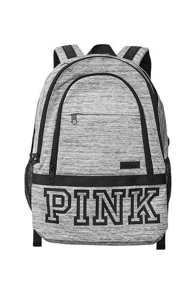 Victoria's Secret Backpack, Victoria's Secret PINK, Collegiate Gray