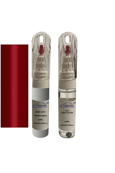 YLKRS AUTOMOTIVE Kit retus vopsea touch up Fiat 500X 831 (Rosso Amore)