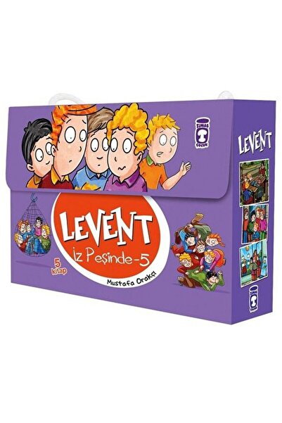 Timaş Çocuk Levent İz Peşinde - 05 Set (5 Kitap Takım)