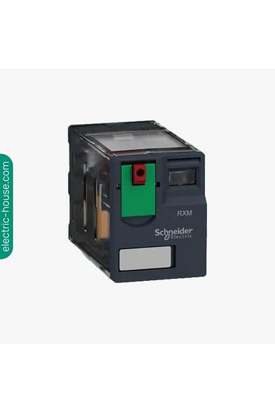 Schneider Electric SCHNEIDER - Miniature Plug-In Relay, Zelio RXM 4 C/O 230 V AC 6 A