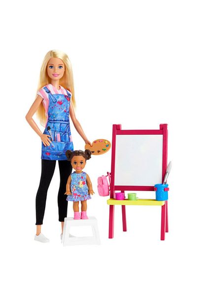 mattel Barbie Playset, Barbie Drawing Teacher Doll