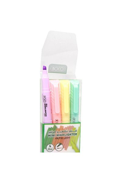 Roco Slim Highlighter – 1-4 mm Chisel Tip – Assorted Colors