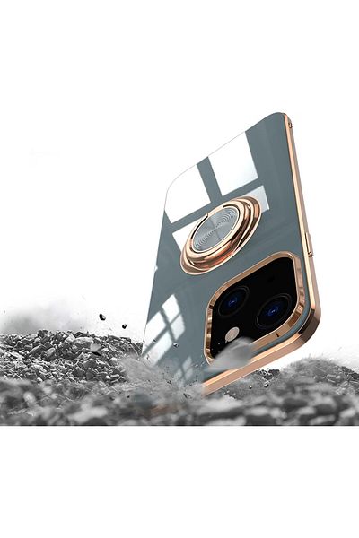 Generic Phone Case For iPhone 14 Pro Max 360°Rotatable Ring Holder Magnetic Kickstand , Girl Women Boy
