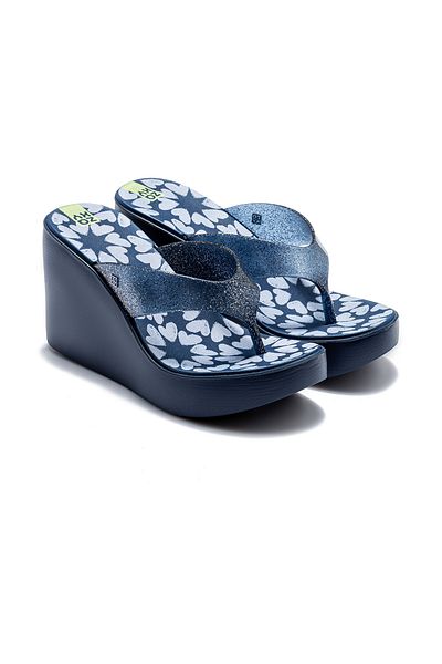 ZAXY Sunny Women's Flip Flops Navy Blue 35/40