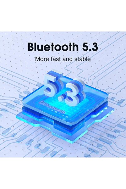 QCY T13 ANC Wireless Earbuds, 30dB Active Noise Cancelling, 10mm LCP Drivers with Bass+, 4-Mic AI Cl