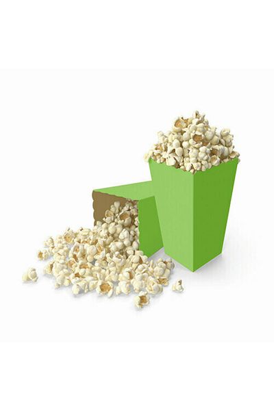 Mielibon 8-Piece Green Corn Box Popcorn Box Party Presentation Set