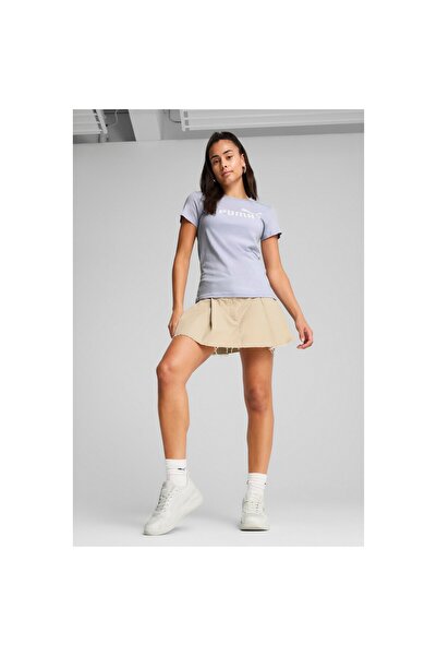 Puma Ess. No. 1 Logo Tee (S) Coo Women's Light Blue T-Shirt