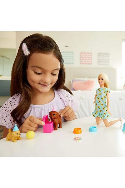 mattel Barbie Playset, Barbie Puppy Party Doll