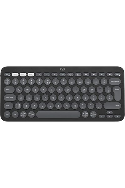 logitech Bluetooth Keyboard Pebble Keys 2 K380s, Multi-Device, Tonal Graphite