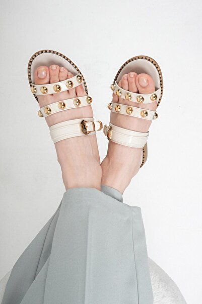 Stilbagshoes Irene Stone Detail Women's Slippers Ten