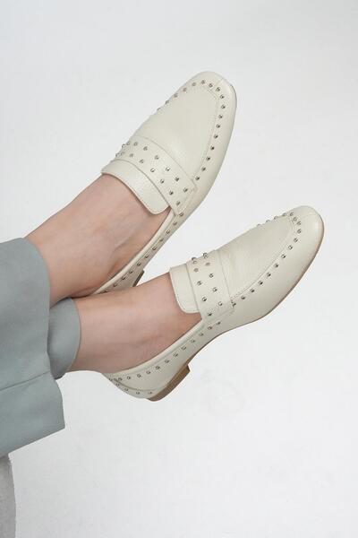 Stilbagshoes SABİNA PIN TROK ΛΕΠΤΟΜΕΡΗ ΓΥΝΑΙΚΕΙΑ ΜΠΑΛΑΚΙΑ ΜΠΕΖ ΑΠΟ ΓΝΗΣΙΟ ΔΕΡΜΑ