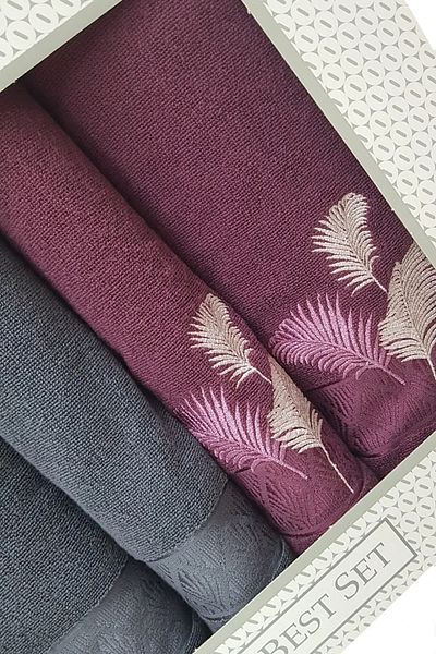 Özdilek Özdi̇lek Golden Palm Anthracite-Murdum Best Set