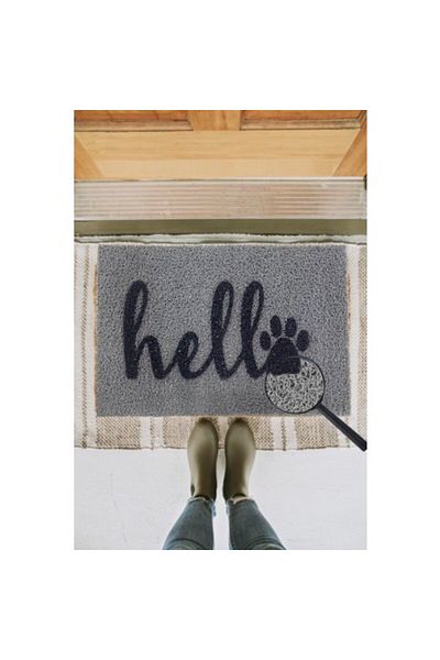 Chilai Home Entrance Mat, High Traffic, Patte Gray