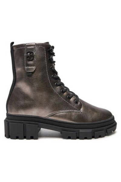 S. OLİVER s oliver women's ankle boots 5-25214-41 915 silver
