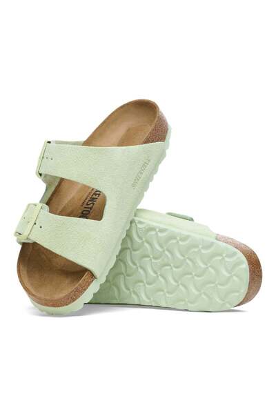 Birkenstock Δερμάτινο σουέτ Arizona σε ξεθωριασμένο χρώμα, στενή γραμμή 1026831, Γυναικείο