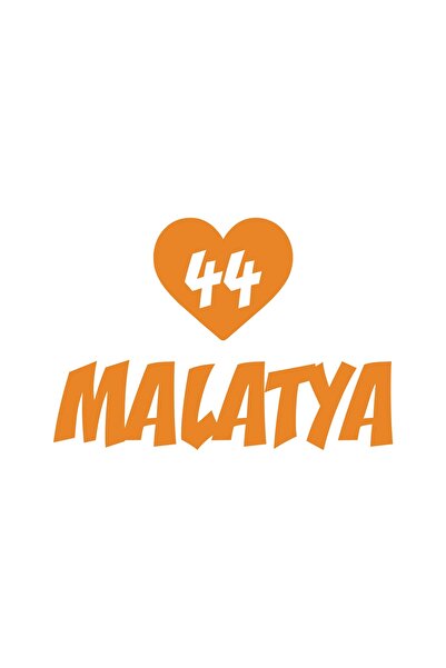 Reysa Tasarım ملصق سيارة سيلف 44 مالطة مقاس 17x17 سم برتقالي