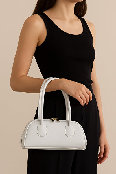 osteir Kadın Tek Gözlü Fermuarlı Şık El ve Omuz Çantası