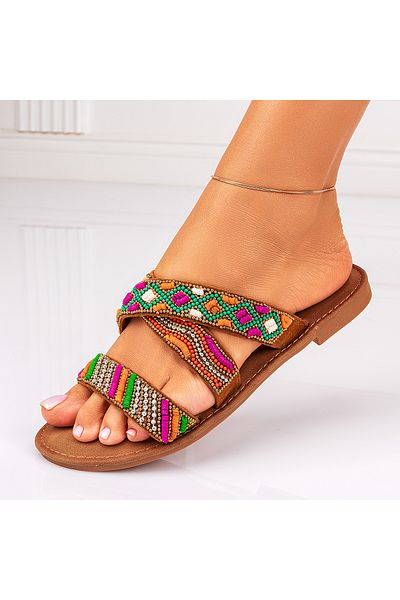 Lush Fashion Women's Slippers Made of Eco-friendly Leather