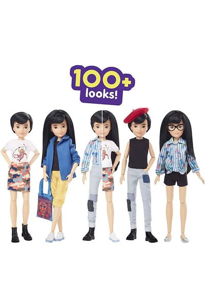 mattel Creatable World Playset, Doll with Black Hair