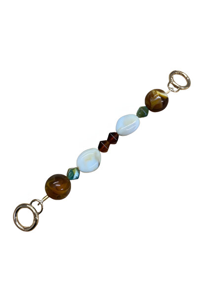 EleganTShoP Λαβή τσάντας με ακρυλικές χάντρες 25 εκ. KSA25