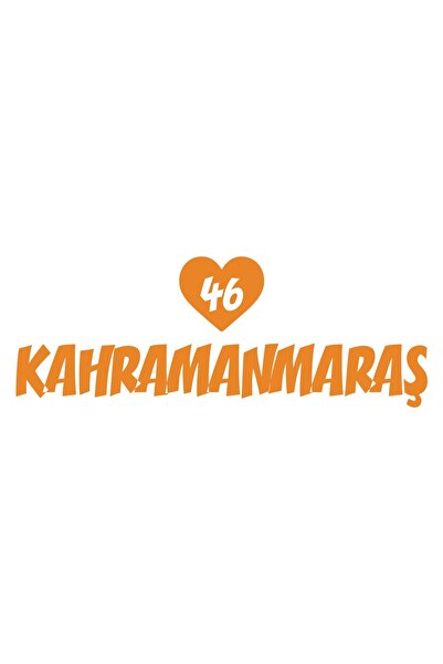 Reysa Tasarım ملصق سيارة على شكل قلب 46 كاهرينجومارا 17x17 سم برتقالي