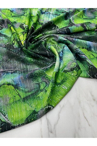ipekkumaş Desenli Simli Şifon Elbise Etek Gömlek Şal ÜRÜNÜMÜZ ADET OLARAK SAT...