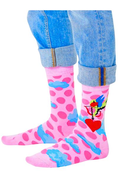 Shuttle Park Special Series Happy Colorful Eros Pattern Socks Fun Comfortable Design Style Socket Seamless Socks