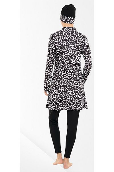 Pajama Shop Modest Swimwear - Black - Plain