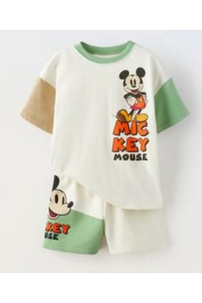 KGN GİYİM Summer Children's Bottom Top Shorts Set