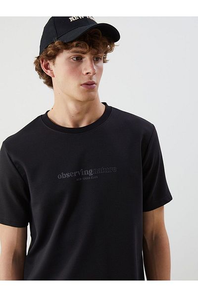 LC Waikiki Ανδρικό μπλουζάκι με στάμπα XSIDE Crew Neck