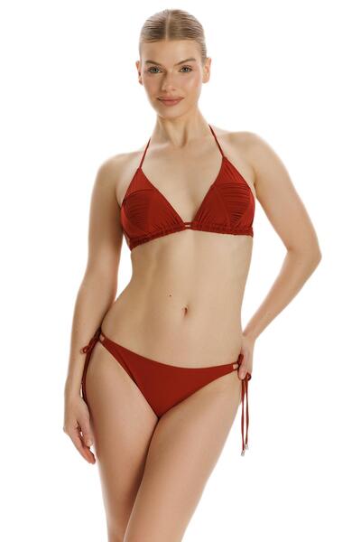 ZEKİ Zeki Rufina Kırmızı Üçgen Bikini Takımı