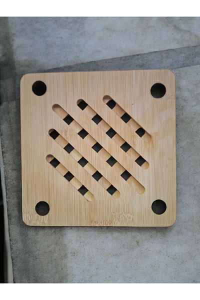 EMPA A V M 2 Square Bamboo Teapot Teapot Mat