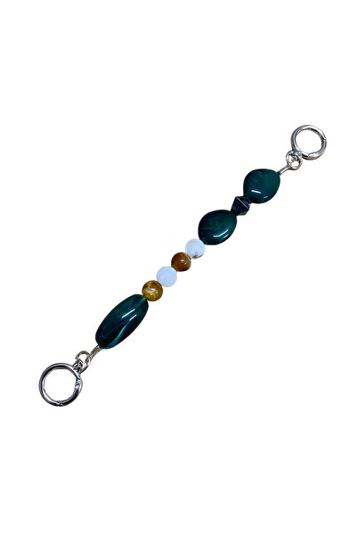EleganTShoP Mâner de geantă cu mărgele acrilice 25 cm KSA25