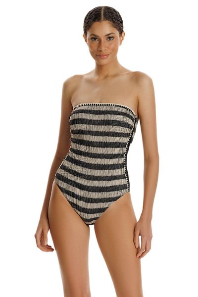 ZEKİ Clever Striped Swimsuit