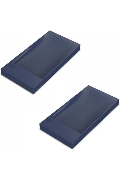 LAWEN CREATIVE Set of 2 soap holders LAWEN CREATIVE, blue, TPR, 15.6 x 8 x 1.4 cm