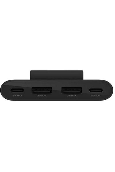 Belkin Boost Charge 4-Port USB Power Extender Fast Battery Charging 30 Watts