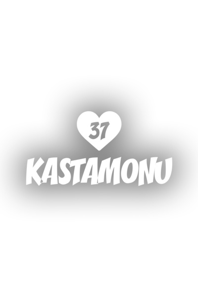 Reysa Tasarım ملصق سيارة كاستامون 37 على شكل قلب مقاس 17x17 سم باللون الأبيض