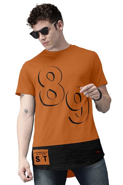 COLOR HUNT 100% Cotton Mens Crew Neck T- Shirt with Treding Prints